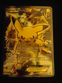 Pokemon Pikachu EX XY124 HP130 Black Star Promo 2016 Holo Card -See Photos/Read - Image 2