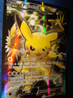 Pokemon Pikachu EX XY124 HP130 Black Star Promo 2016 Holo Card -See Photos/Read - Image 3