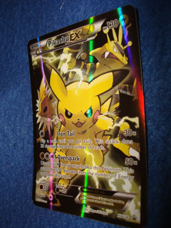 Pokemon Pikachu EX XY124 HP130 Black Star Promo 2016 Holo Card -See Photos/Read - Image 5