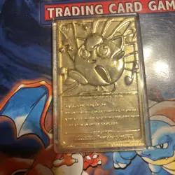 1999 POKEMON BURGER KING 23K GOLD PLATED JIGGLYPUFF CARD - Image 2
