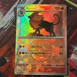 Pokemon Card Pyroar 016/131 Master Ball Reverse Prismatic Evolutions - NM - Image 1