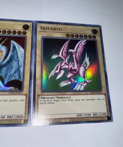 Seiyaryu And Hyozanryu Holo Rare Yugioh Card Lot - Image 4