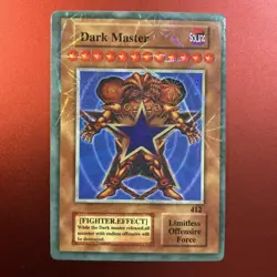 Yu-Gi-Oh! TCG Fake Card Poorly Translated Funny Holo- Dark Master - Image 1