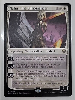MTG Nahiri, the Lithomancer Commander Masters 0045 Regular Rare - Image 1