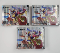 x3 Magic: The Gathering - Final Fantasy Collector Booster Omega Box NEW SEALED ? - Image 1