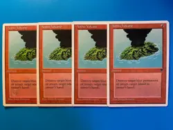 MTG 4x Active Volcano Chronicles OLD SCHOOL Pauper Magic the Gathering x4 NM - Image 1