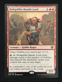 1x MTG Hobgoblin Bandit Lord - Adventures in the Forgotten Realms (AFR) #147 - Image 1