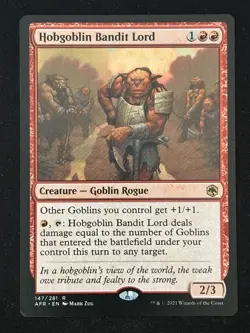 1x MTG Hobgoblin Bandit Lord - Adventures in the Forgotten Realms (AFR) #147 - Image 5
