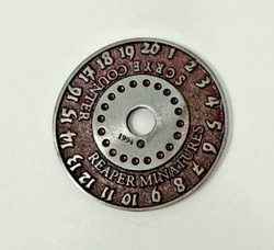 Vintage Scry Life Counter by Reaper Miniatures, model RC002GD - Image 1