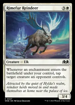 Rimefur Reindeer - Wilds of Eldraine #0027 MTG Magic The Gathering - Image 1