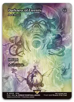 Darkness of Eternity - Dark Ritual (Showcase) #8 (Foil) NM Final Fantasy - Image 1