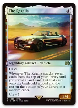 The Regalia #267 (Foil) (NM) Final Fantasy FIN Magic MTG - Image 1