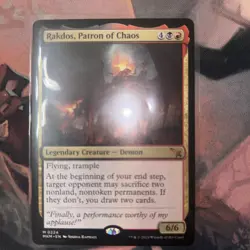 MTG Rakdos, Patron of Chaos (224p/184) Murders at Karlov Manor Promos NM - Image 1