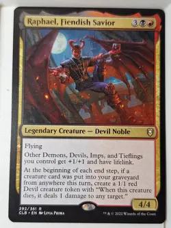 Raphael, Fiendish Savior - Commander: Baldur's Gate - Magic the Gathering MTG - Image 1