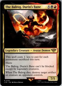 Magic | LTR | The Balrog, Durin's Bane | 195 | Normal | NM - Image 1