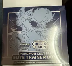 Pokemon Sword & Shield Chilling Reign Elite Trainer Box ETB Sealed Tear On Side - Image 1
