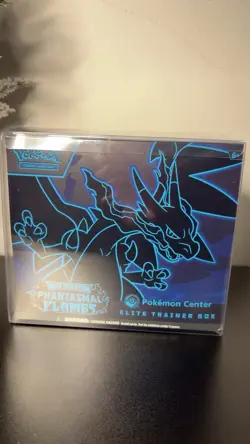 Pokemon center Exclusive Phantasmal Flames ETB (FACTORY SEALED) With Protector - Image 1