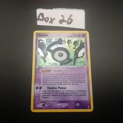 Unown S/28 - Holo Rare - EX Unseen Forces - POKEMON CARD - NM/LP - Image 1