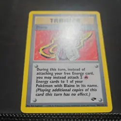 Pokemon - Gym Challenge - Blaine 100/132 - Non-Holo Rare LP/NM - Image 2