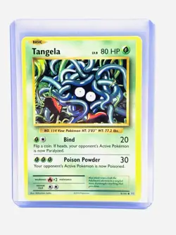Pokemon TCG Base Set Shadowless Tangela LP #66 - Image 1