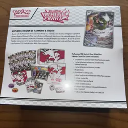 Pokemon Center White Flare ETB Elite Trainer Box Factory Sealed - Image 3