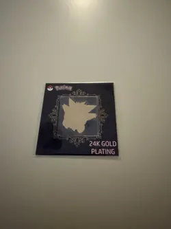 Gengar 24k Gold Plating Sticker Striking Popping Candy Pokemon - Image 1