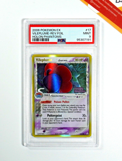Pokemon PSA 9 Vileplume Delta Species #17 Holo Ex Holon Phantoms 2006 English - Image 1
