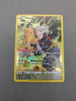Pokemon TCG Pikachu TG05/TG30 Trainer Gallery Full Art Lost Origin, NM Near Mint - Image 1