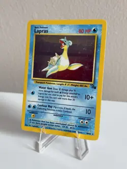 1999 Pokemon TCG • Lapras Fossil (FO) Holo • 10/62 LP - Image 3