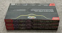 LOT OF 3 Pokemon Paldean Fates Great Tusk Iron Threads EX Premium Collection - Image 3