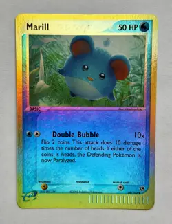 Marill - 68/100 EX Sandstorm 2003 - E Reader - Pokemon TCG - NM Reverse Holo - Image 1