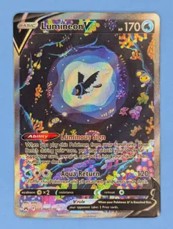 Lumineon V GG39/GG70 Pokemon TCG Ultra Rare Crown Zenith: Galarian Gallery Near - Image 1