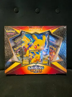 Pokemon TCG Pikachu V Collection Shining Fates OVP Neu Englisch StockX Verified - Image 1