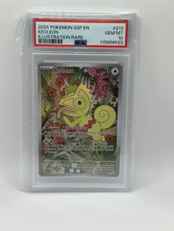Kecleon Surging Sparks #213 Illustration Holo Rare Pokemon-PSA 10 Gem Mint - Image 1