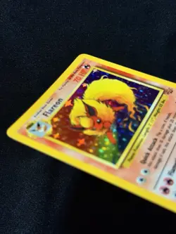 Flareon 3/64 Jungle Unlimited Holo Pokemon 1999 WOTC MP - Image 3