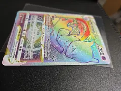 2022 Pokemon Mewtwo VSTAR (Secret) 079/078 Pokemon GO Holo - NEAR MINT - Image 3