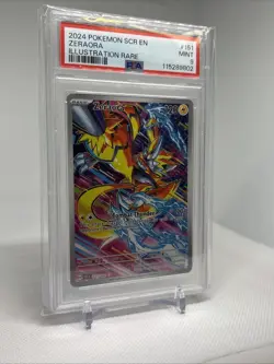 Zeraora 151/142 Illustration Rare IR PSA 9 2024 Pokemon Stellar Crown - Image 2