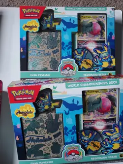 2 X Pokemon Honolulu 2024 World Championships Deck (Evan Pavelski,Rdrago VSTAR) - Image 1