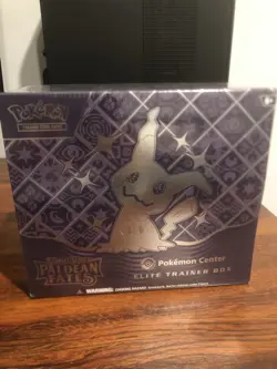 Pokemon Scarlet & Violet Paldean Fates POKEMON CENTER ETB SEALED - Image 1