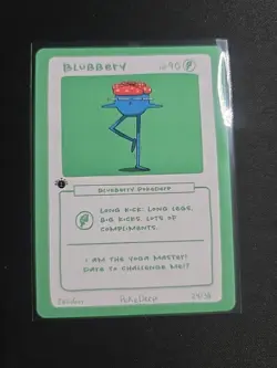 Blubby (Gloom) 23/38 - 1st Edition Pokederp Second Print Fan Art - Pokemon - Image 1