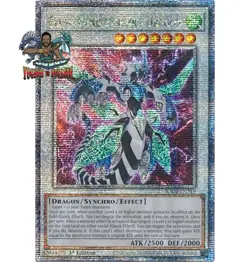 Yugioh! 1x Clear Wing Synchro Dragon RA04-EN249 Quarter Century Secret Rare NM - Image 1
