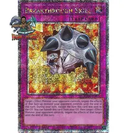 Yugioh! 1x Breakthrough Skill RA04-EN202 Quarter Century Secret Rare 1st Ed NM - Image 1