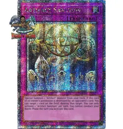 Yugioh! 1x Artifact Sanctum RA04-EN217 Quarter Century Secret Rare 1st Ed NM - Image 1