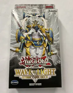 Yugioh Wave Of Light Structure Deck 1st Edition New Sealed Yu-Gi-Oh! -- S2G -- - Image 1