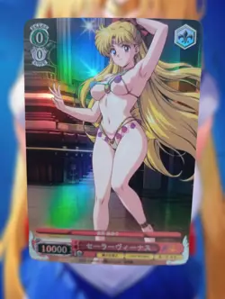 Sailor Moon Sailor Venus Anime Waifu Sexy Goddess Doujin Card - Image 1