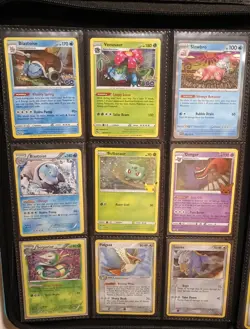 Binder of Pokemon Cards (155 Items) Sealed, Vintage, Amada, 1st Edition, & more! - Image 3