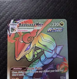 Pokemon TCG Rayquaza VMAX Evolving Skies Holo Card 217/203 - Image 3