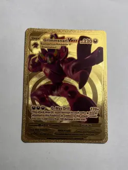 Pokemon Grimmsnarl VMAX 330HP Gold Foil Card 115/189 NM - Image 1