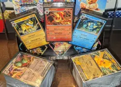 Pokemon TCG Prismatic Evolutions Poster 3 Promo Set + 100 Card Lot With EX Holo - Image 1