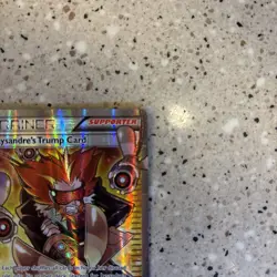 Pokemon TCG Lysandre's Trump Card Full Art XY: Phantom Forces Holo Card 118/119 - Image 3